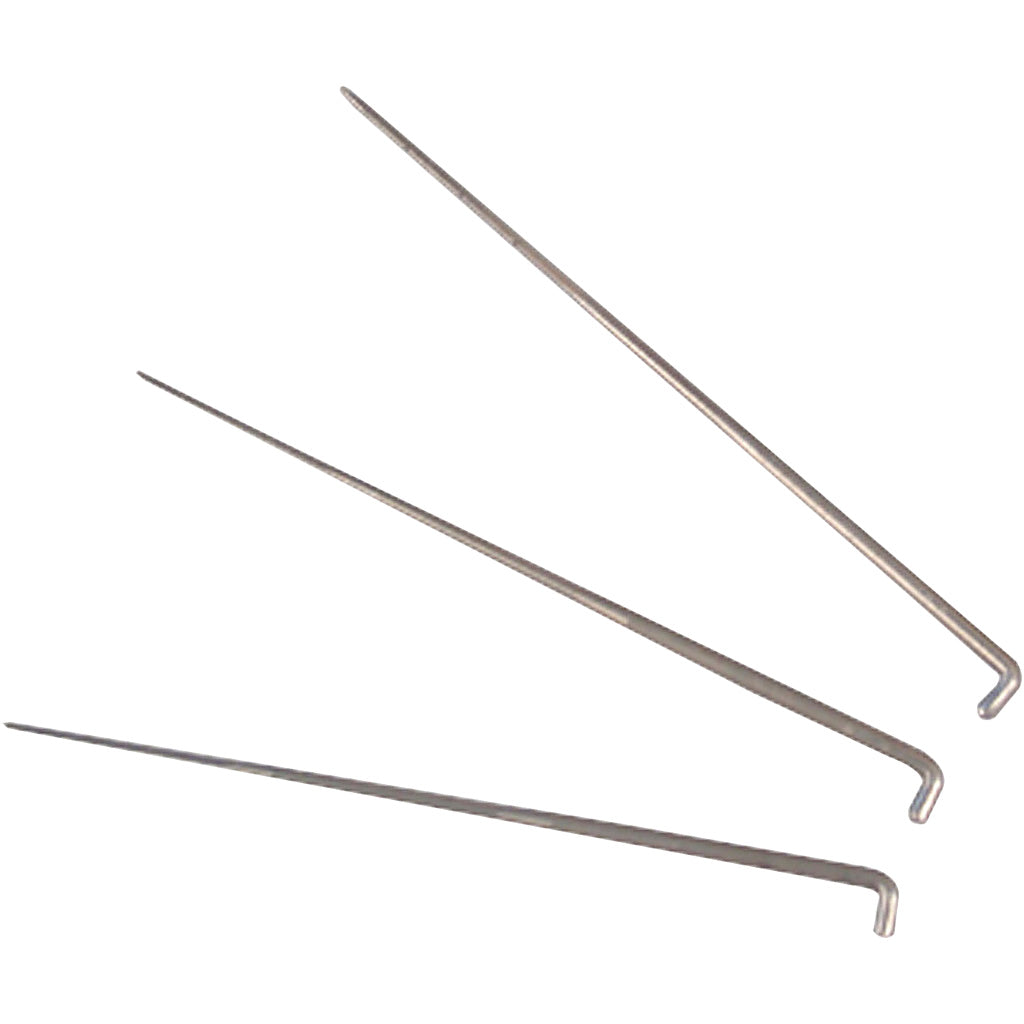 Felting needle, L: 7,5 cm, medium, 10 pc/ 1 pack