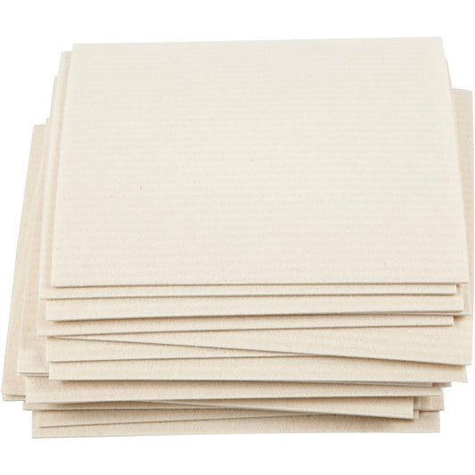 Sponge Cloth, size 17x19,5 cm, off-white, 20 pc/ 1 pack