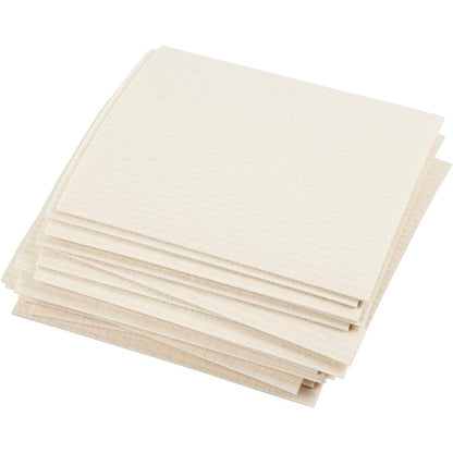 Sponge Cloth, size 17x19,5 cm, off-white, 20 pc/ 1 pack