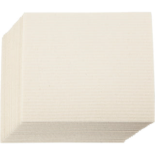 Sponge Cloth, size 17x19,5 cm, off-white, 20 pc/ 1 pack