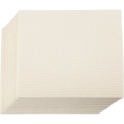 Sponge Cloth, size 17x19,5 cm, off-white, 20 pc/ 1 pack