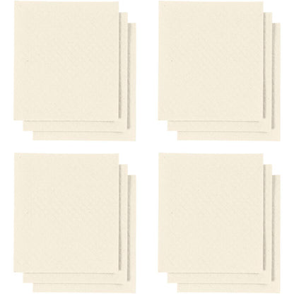 Sponge Cloth, size 17x19,5 cm, off-white, 20 pc/ 1 pack