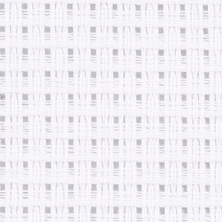 Aida Fabric, size 50x50 cm, 24 squares per 10 cm , white, 1 pc
