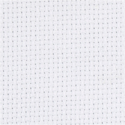 Aida Fabric, size 50x50 cm, 70 squares per 10cm , white, 1 pc
