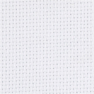 Aida Fabric, size 50x50 cm, 70 squares per 10cm , white, 1 pc