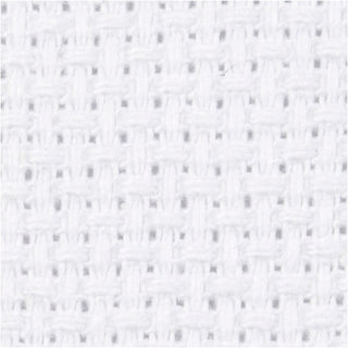 Aida Fabric, size 50x50 cm, 70 squares per 10cm , white, 1 pc