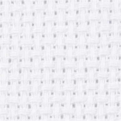 Aida Fabric, size 50x50 cm, 70 squares per 10cm , white, 1 pc