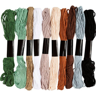 Embroidery Thread, thickness 1 mm, 10x8m pack