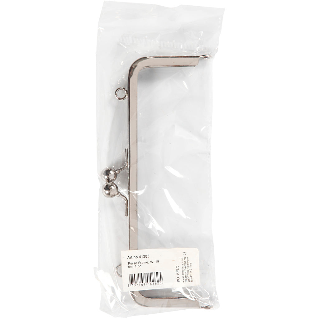 Purse Frame, W: 19 cm, 1 pc
