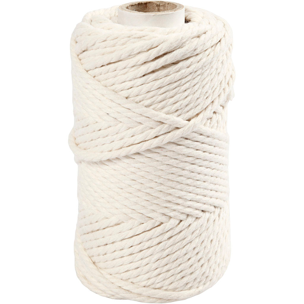 Creativ Macramé Cord, L: 55 M, dia. 4 mm