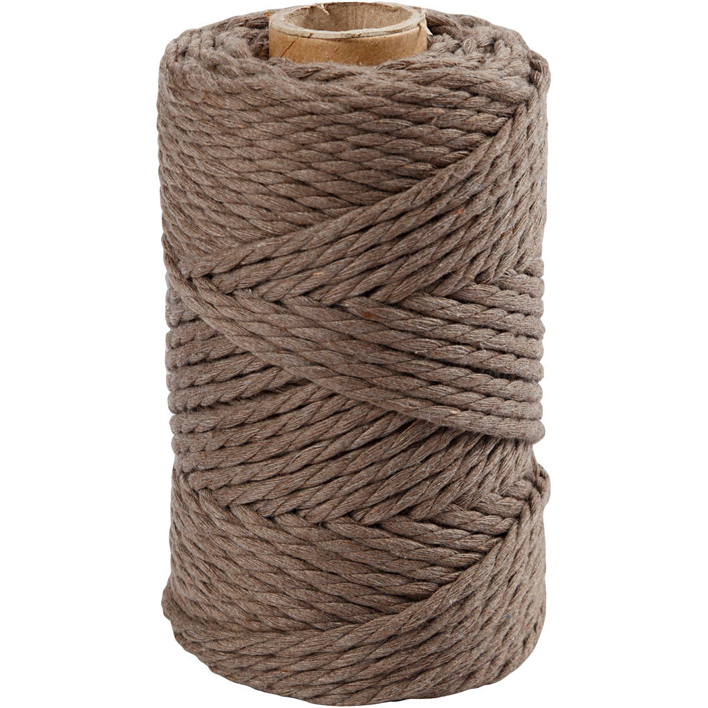 Creativ Macramé Cord, L: 55 M, dia. 4 mm