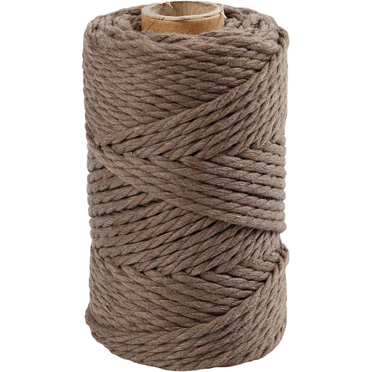 Creativ Macramé Cord, L: 55 M, dia. 4 mm