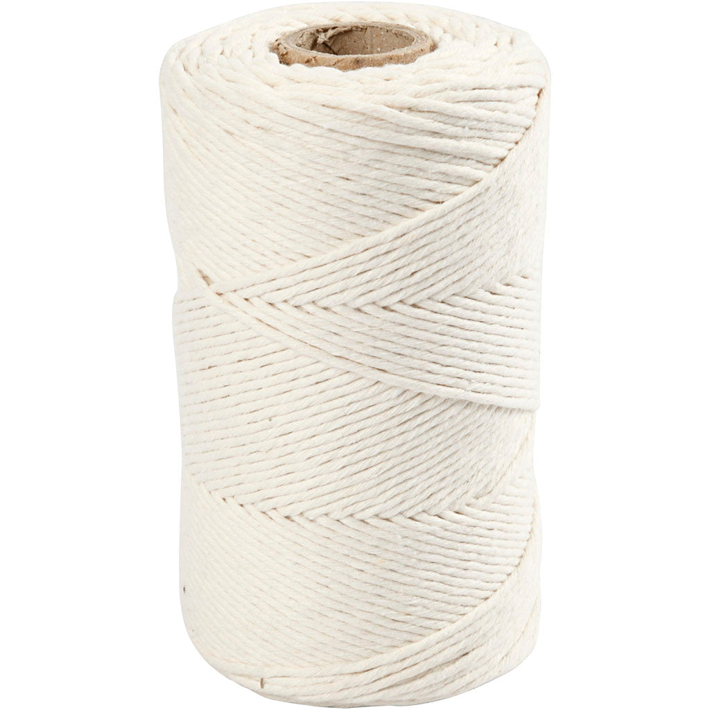 Creativ Macramé Cord, L: 198 M, dia. 2 mm
