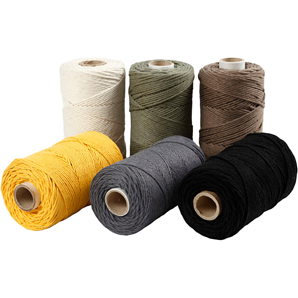 Creativ Macramé Cord, L: 198 M, dia. 2 mm