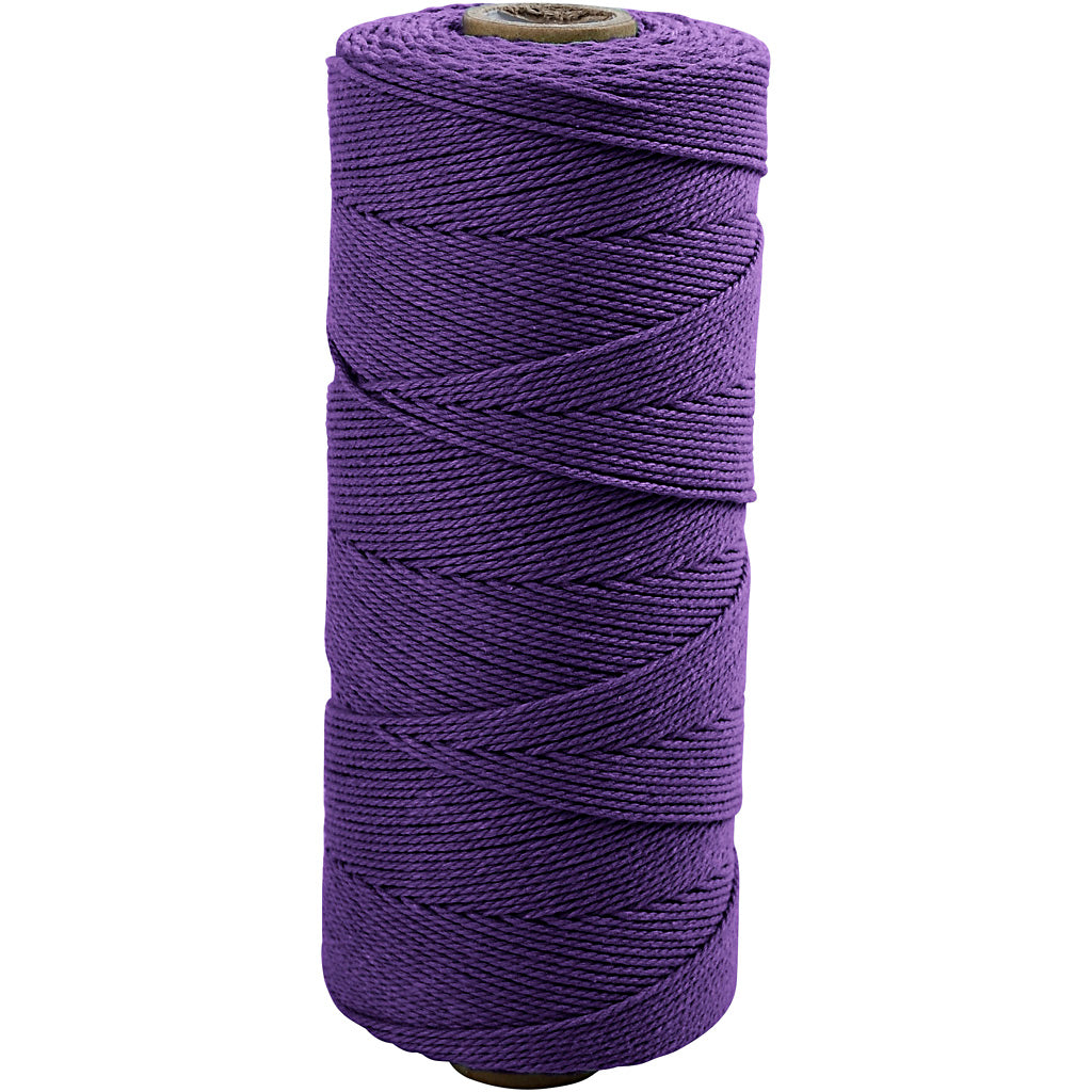 Creativ Macramé Cord, L: 315 M, thickness 1 mm, Thin quality 12/12