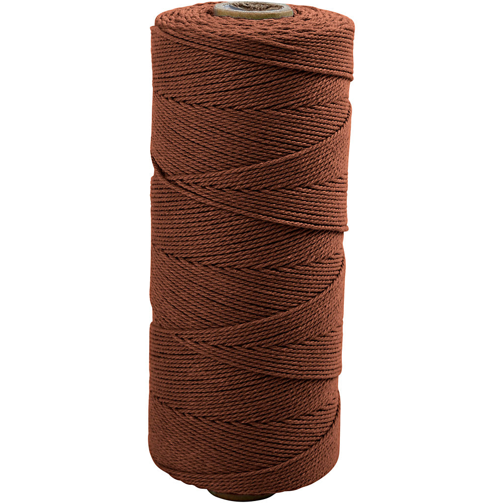Creativ Macramé Cord, L: 315 M, thickness 1 mm, Thin quality 12/12