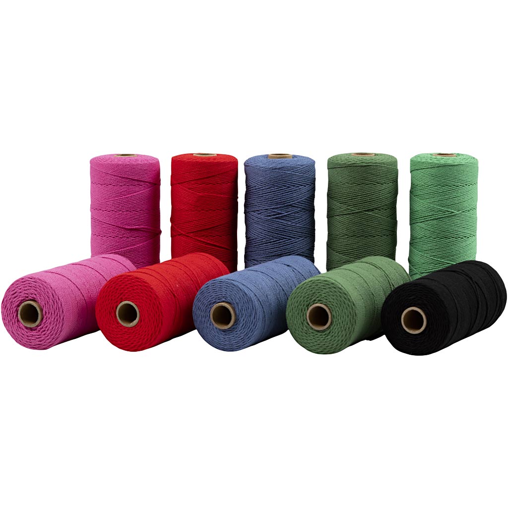 Creativ Macramé Cord, L: 315 M, thickness 1 mm, Thin quality 12/12