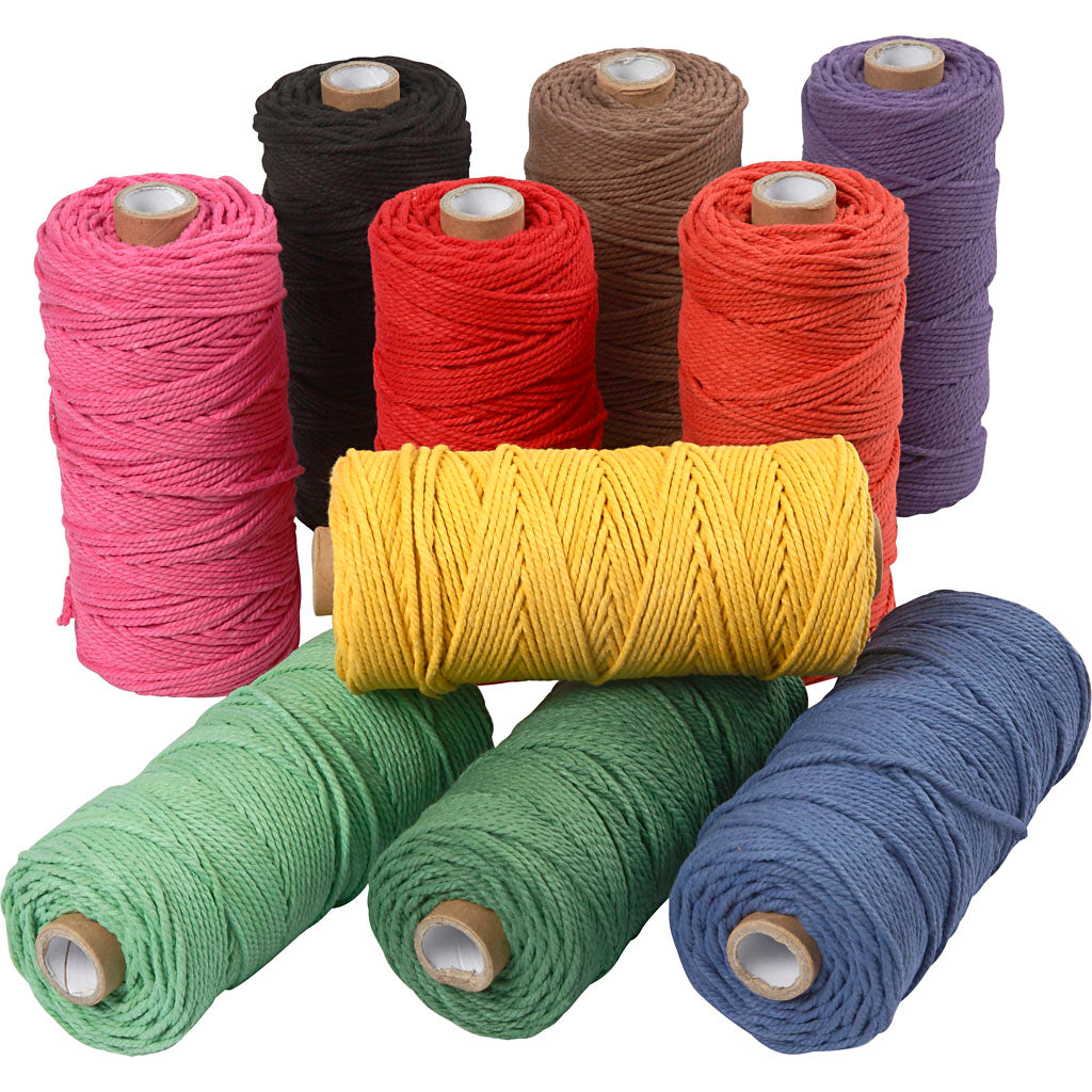 Creativ Macramé Cord, L: 315 M, thickness 1 mm, Thin quality 12/12