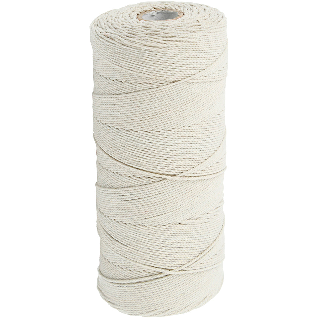 Creativ Macramé Cord, L: 315 M, thickness 1 mm, Thin quality 12/12