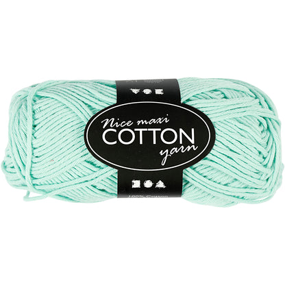 Creative Cotton Yarn, no. 8/8, L: 80-85 M, maxi, 50 g Balls - Various Colours