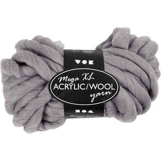 Chunky Yarn of Acrylic/Wool 15 M - 300g  size mega