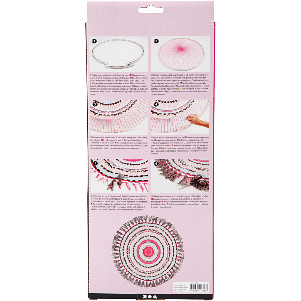 Circular Weaving Frame, dia. 88 cm, 1 pc