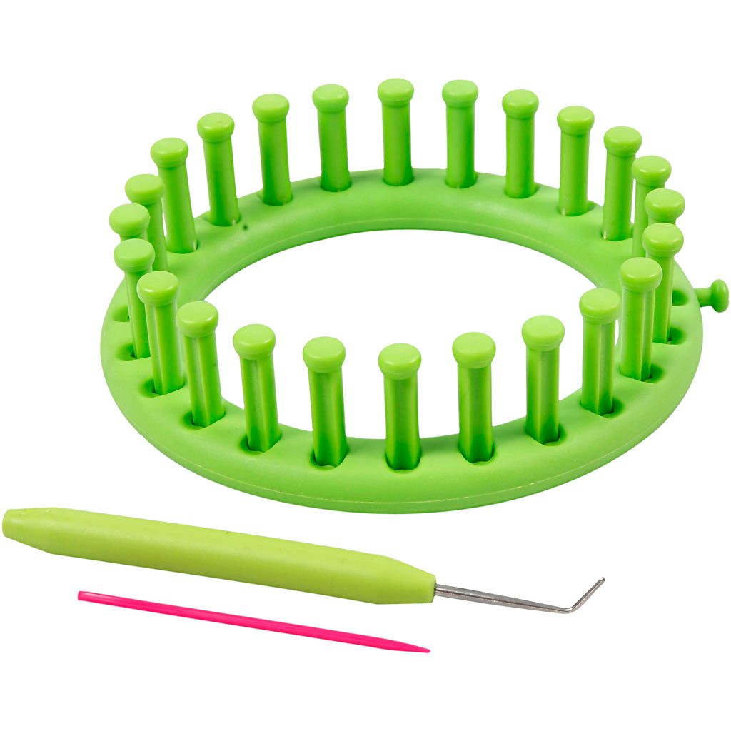Knitting Loom, dia. 12-17-22-27 cm, 1 set
