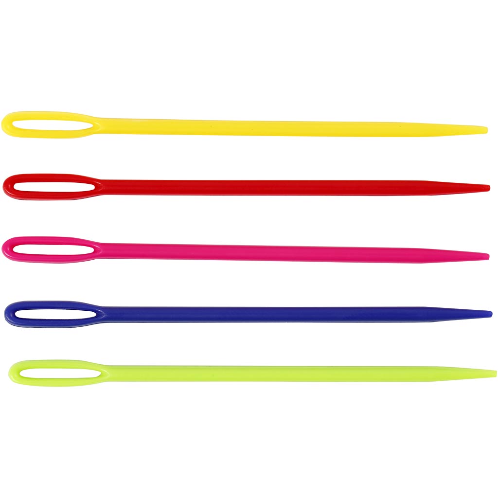 Yarn Needle, L: 6+7+8,5 cm, 3 pc/ 1 pack