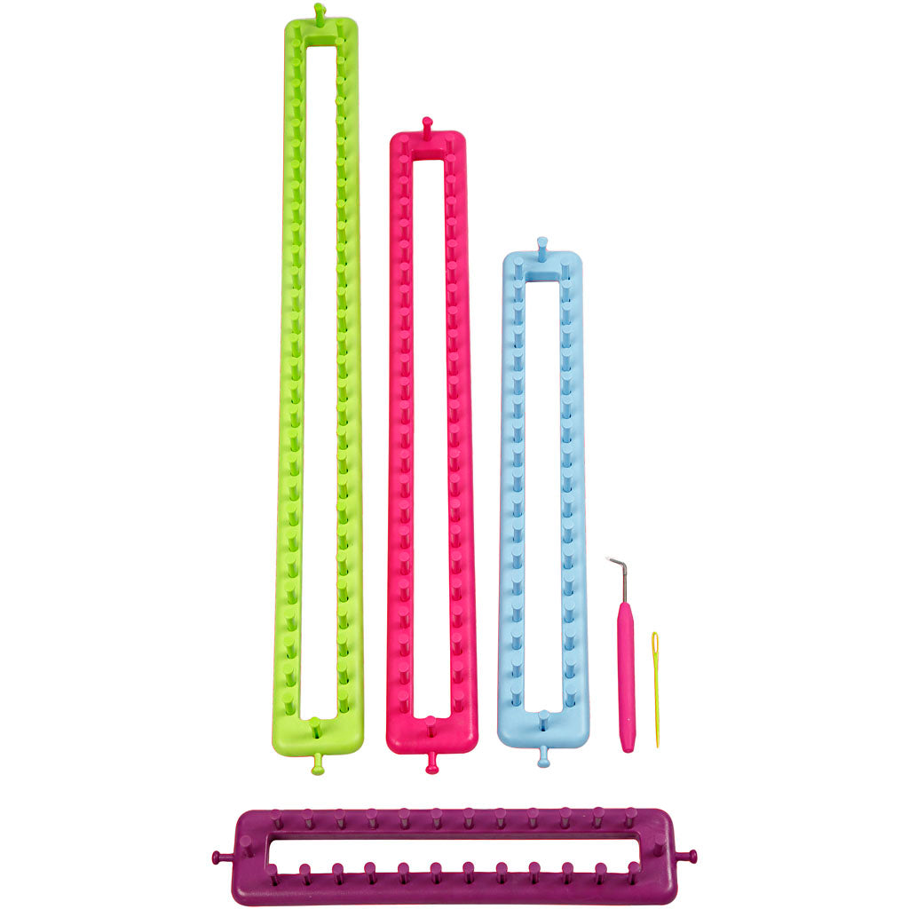 Knitting Loom, dia. 12-17-22-27 cm, 1 set