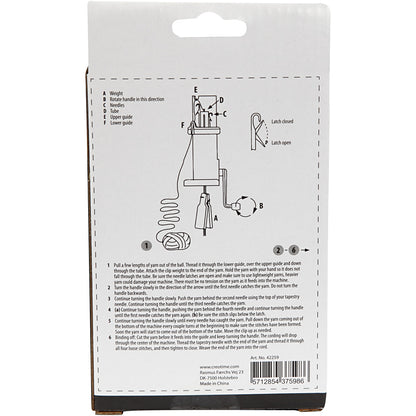 Knitting Mill, H: 13,5 cm, W: 5,5 cm, 1 pc