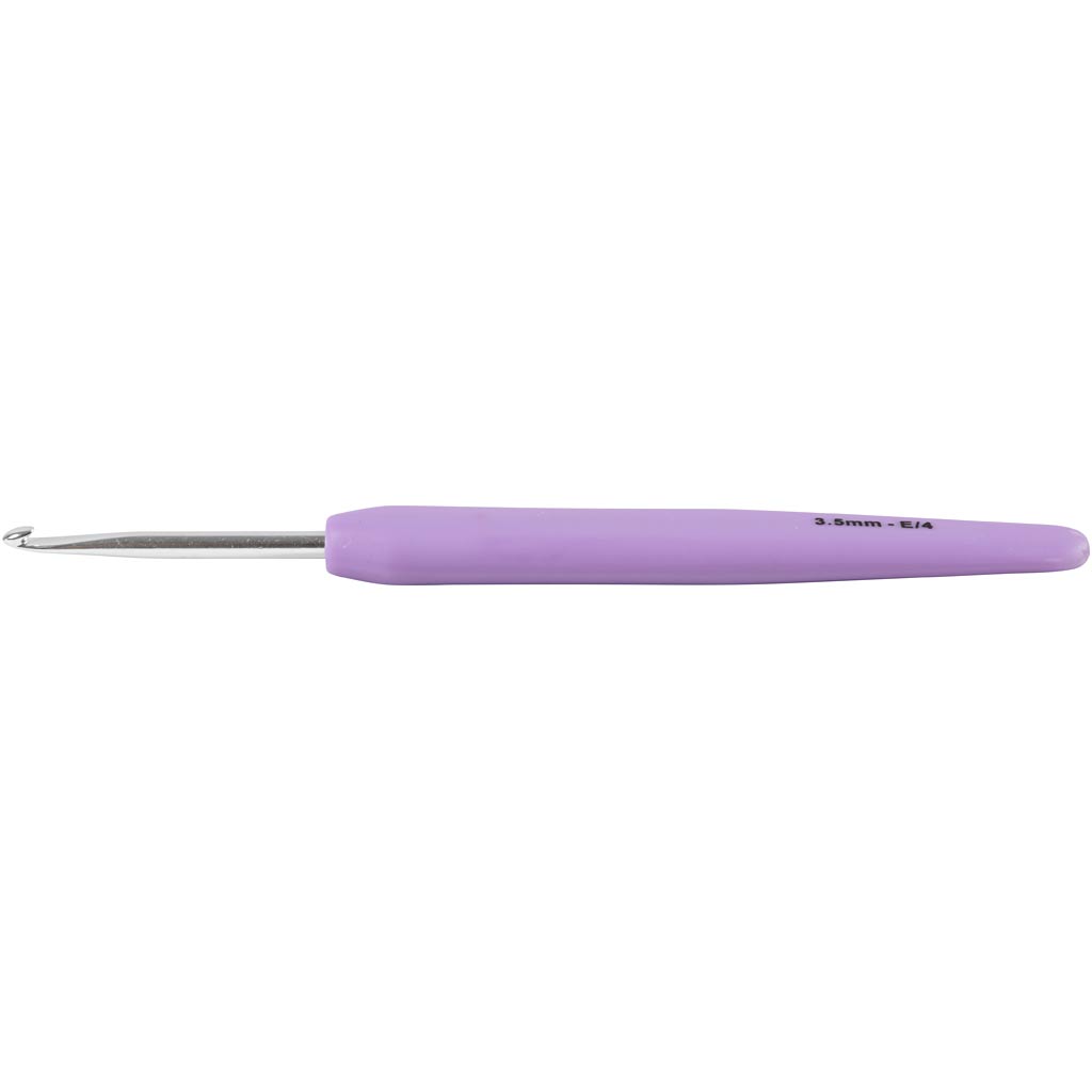 Creativ Crochet Hook - Aluminium with Plastic Handle