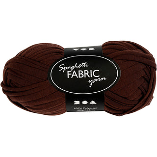 Spaghetti Yarn -35M, 100g Ball - Brown