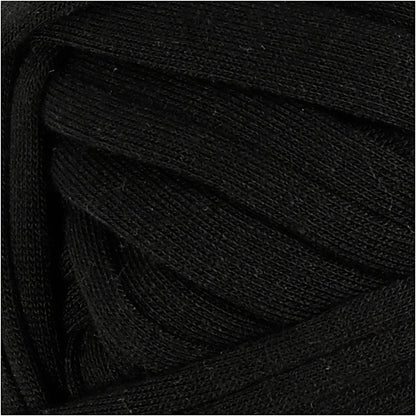 Spaghetti Yarn -35M, 100g Ball - Black