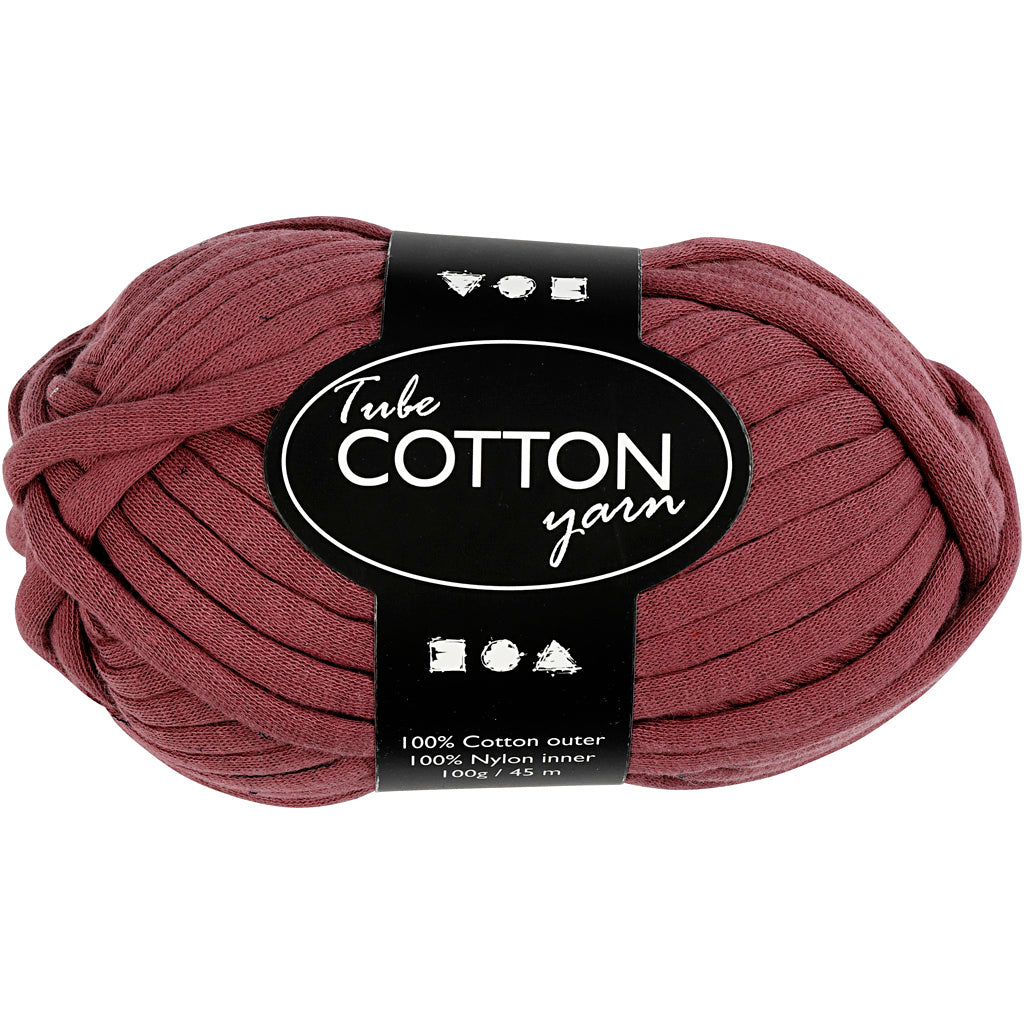 Cotton Tube Yarn, 100 g