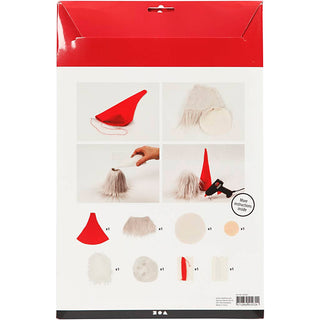 Scandinavian Santa gnome, H: 30 cm, 1 pc