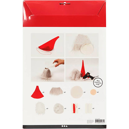 Scandinavian Santa gnome, H: 30 cm, 1 pc