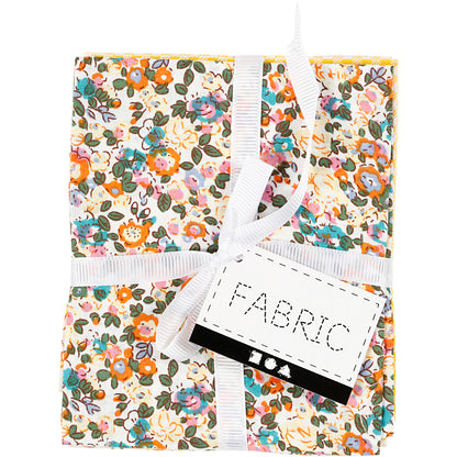 Patchwork Fabric, size 45x55 cm, 100 g, yellow, 4 pc/ 1 bundle
