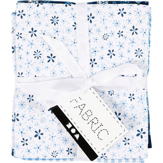 Patchwork Fabric, size 45x55 cm, 100 g, blue, 4 pc/ 1 bundle