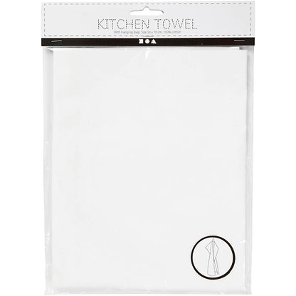 Kitchen Towels, size 50x70 cm, 180 g, white, 1 pc