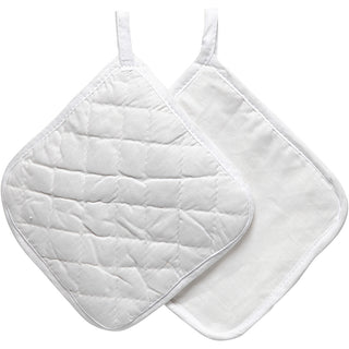 Pot Holders, size 20x20 cm, 145 g, white, 4 pc/ 1 pack