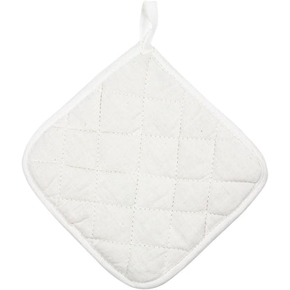 Pot Holders, size 20x20 cm, 145 g, white, 4 pc/ 1 pack