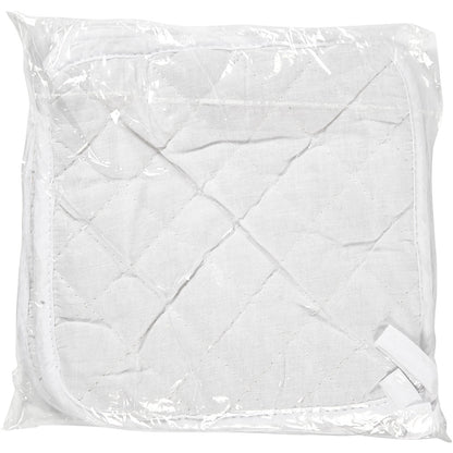 Pot Holders, size 20x20 cm, 145 g, white, 4 pc/ 1 pack