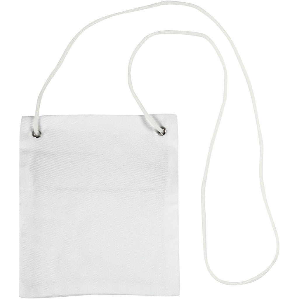 Pouch, size 13x15 cm, 210 g, white, 1 pc