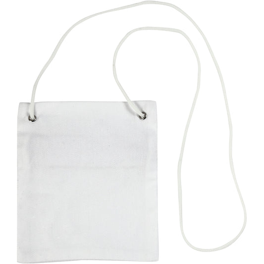 Pouch, size 13x15 cm, 210 g, white, 1 pc