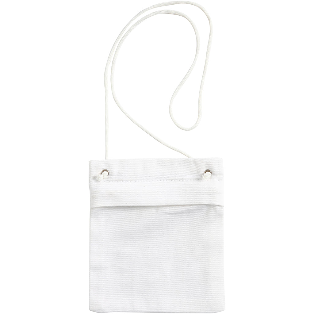 Pouch, size 13x15 cm, 210 g, white, 1 pc