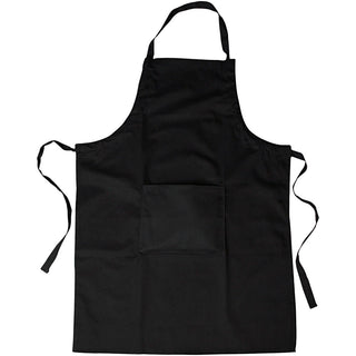 Apron, L: 89 cm, W: 66 cm, size M-XL cm, 210 g, black, 1 pc