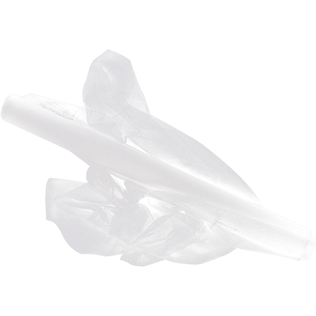 Tulle, W: 50 cm 5m Rolls Various Colours