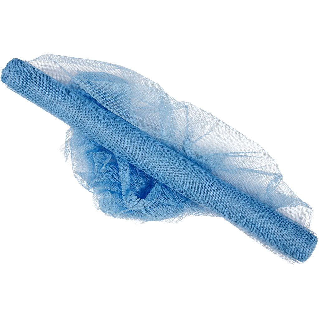 Tulle, W: 50 cm 5m Rolls Various Colours