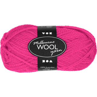 Melbourne Wool Yarn, L: 92 M, 50g Balls