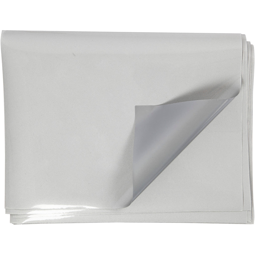 Iron-On Reflective Film, size 17x22 cm, 10 sheet/ 1 pack